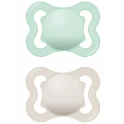 MAM - Pack 2 chupetes Supreme Night silicona brillante 2-6 meses neutro* Biberones Y Chupetes·Chupetes