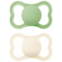 MAM - Pack 2 chupetes Supreme silicona mate +16 meses neutro* Biberones Y Chupetes·Chupetes