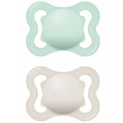 MAM - Pack 2 chupetes Supreme silicona mate 2-6 meses neutro* Biberones Y Chupetes·Chupetes