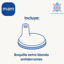 MAM - Vaso de Aprendizaje 150ml Azul* Preparación Comida Y Accesorios·Tazas Y Vasos