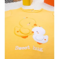 Prenatal Mameluco unisex amarillo baby smile