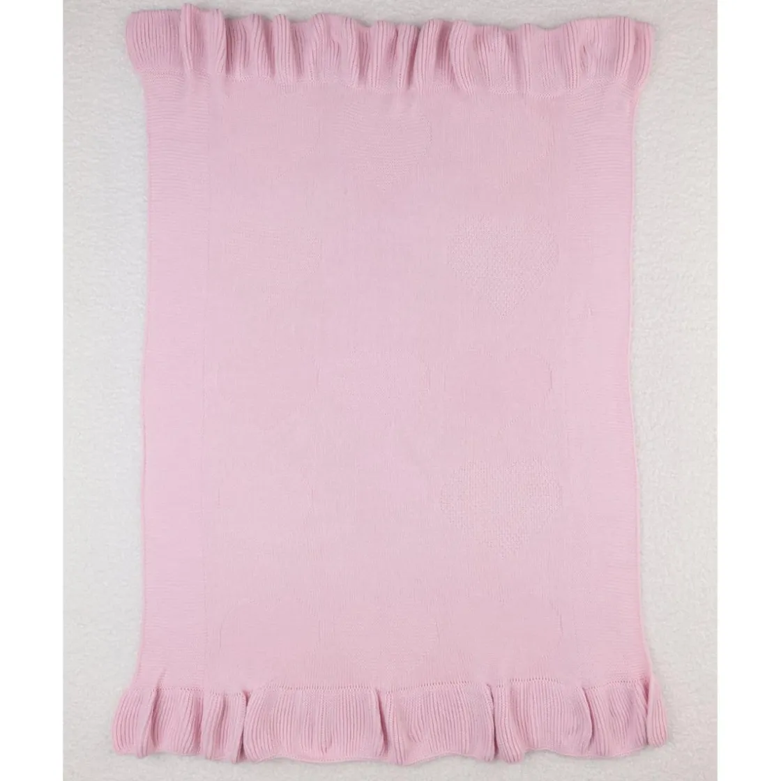 Prenatal Manta con volantes y bordado de corazones* Recién Nacido·Ropa Y Accesorios|Ropa Y Accesorios·Chal