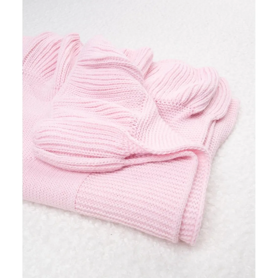 Prenatal Manta con volantes y bordado de corazones* Recién Nacido·Ropa Y Accesorios|Ropa Y Accesorios·Chal