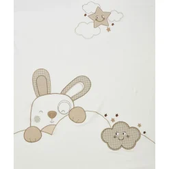 Prenatal Manta de Cuna con Bordado "Perrito"