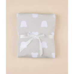 Prenatal Manta de Cuna de Forro Polar Unisex Gris* Ropa De Cama·Sábanas Y Mantas|Recién Nacido·Ropa De Cama