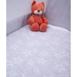 Prenatal Manta Universal para Cuna Gris con Estrellas