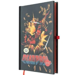 GRUPO ERIK Marvel - Cuaderno A5 con luz Deadpool