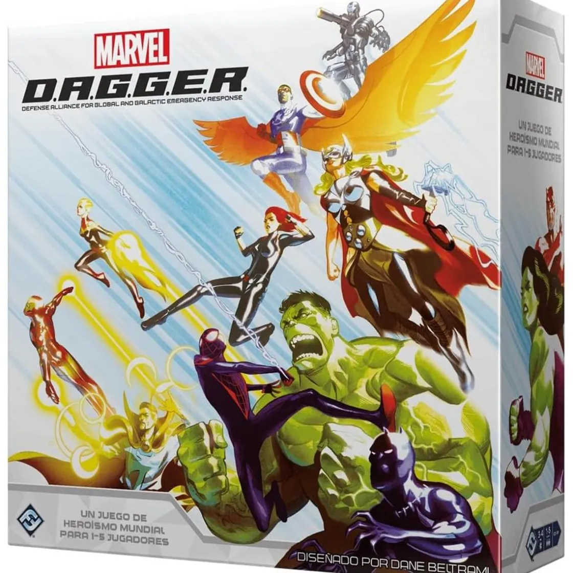 MATTEL Marvel - Juego de mesa Marvel D.A.G.G.E.R en español ㅤ* Friki Zone