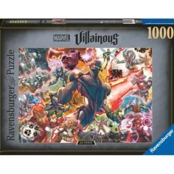 RAVENSBURGER IBÉRICA Marvel - Puzzle 1000 piezas Marvel Villainous: Ultron, rompecabezas de calidad ㅤ