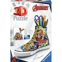 RAVENSBURGER IBÉRICA Marvel - Puzzle 3D Sneaker Avengers, 108 piezas ㅤ
