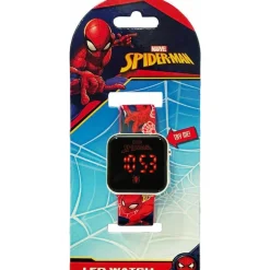KIDS EUROSWAN S.L. Marvel - Spider-man - Reloj LED Spiderman multicolor ㅤ