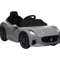 AIYAPLAY Maserati Gran Turismo Folgore eléctrico Gris* Vehículos De Batería O A Pedales