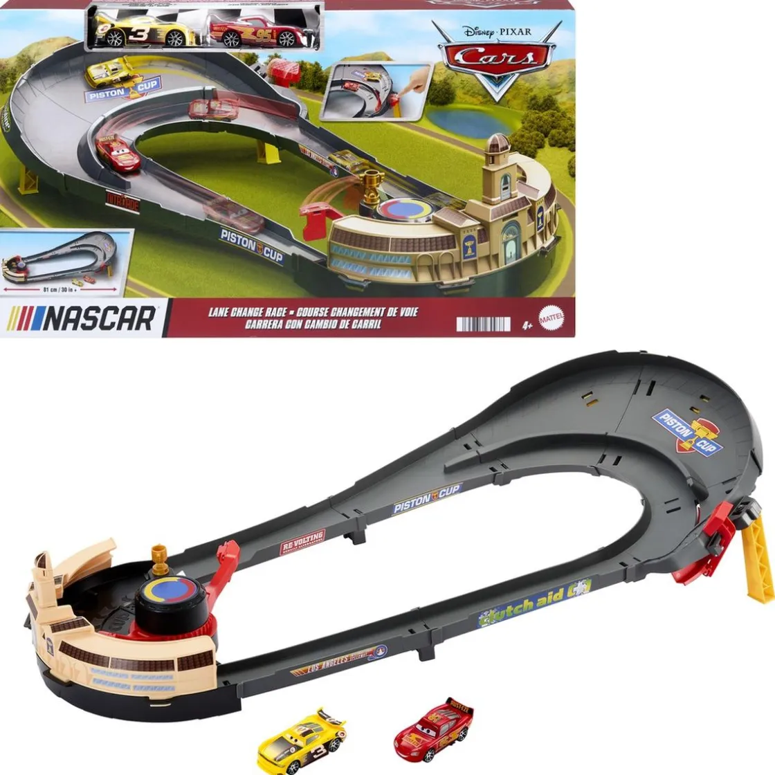 MATTEL - Cars - Pista Nascar Disney Pixar
