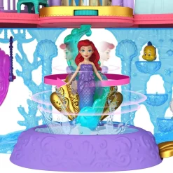 MATTEL - Castillo de Ariel mini casa de muñecas con figura y accesorios ㅤ