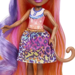 MATTEL - Enchantimals - Muñeca guepardo Glam Party con accesorios para peinar y mascota ㅤ* Muñecas