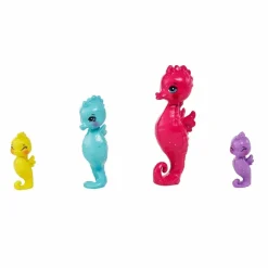 MATTEL - Enchantimals - Ocean Kingdom muñeca Sedda Sea Horse con familia de caballitos de mar ㅤ* Muñecas