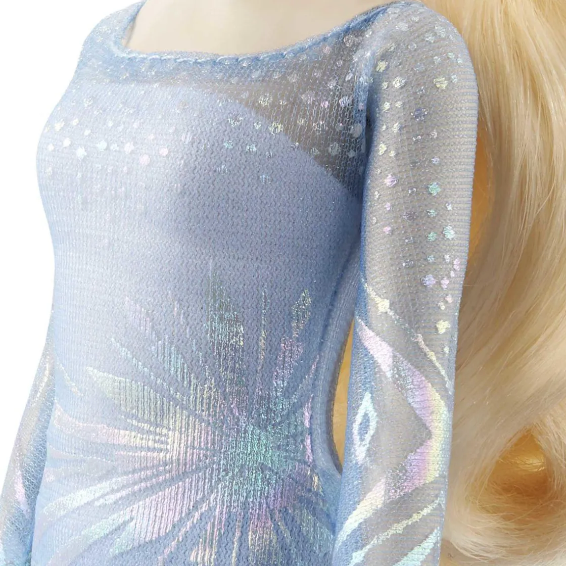 MATTEL - Frozen - Muñeca rubia con vestido y caballo Nokk de Frozen 2 ㅤ* Muñecas