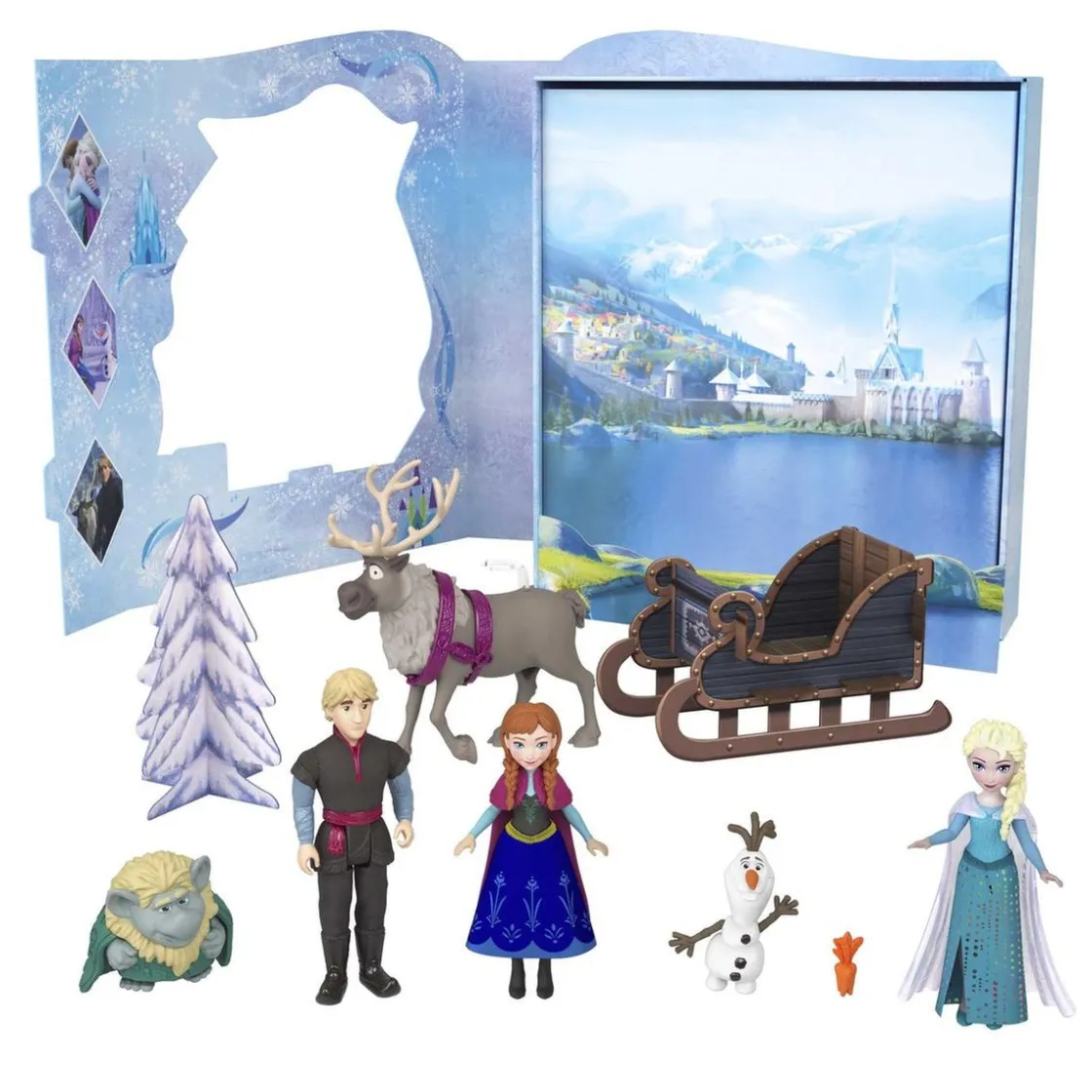 MATTEL - Frozen - Pack 6 figuras Disney Frozen juguete ㅤ