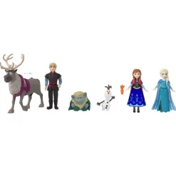 MATTEL - Frozen - Pack 6 figuras Disney Frozen juguete ㅤ