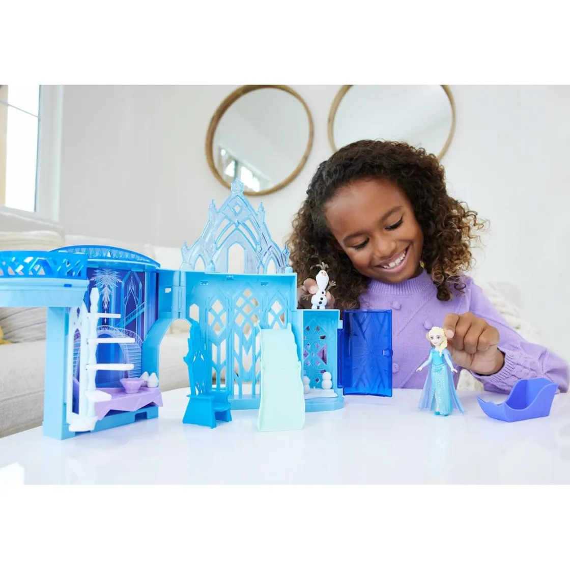 MATTEL - Frozen - Palacio de Hielo de Elsa ㅤ* Muñecas