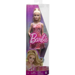 MATTEL - Muñeca Barbie Fashionista con vestido rosa y accesorios ㅤ* Muñecas