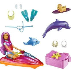 MATTEL - Muñeca Dreamtopia con accesorios acuáticos ㅤ