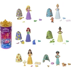 MATTEL - Muñeca princesa Minis Color Reveal con accesorios sorpresa (Varios modelos) ㅤ
