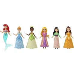 MATTEL - Pack 6 muñecas pequeñas Fiesta del té con accesorios ㅤ* Muñecas