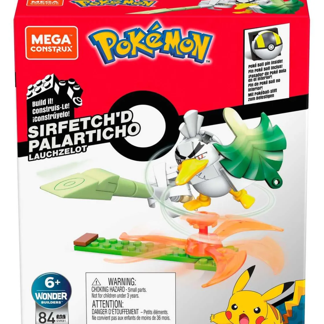 MATTEL - Pokemon - Construcción Mega Pokemon: Set de adaptadores y figuras (Varios modelos) ㅤ* Juguetes De Construcción