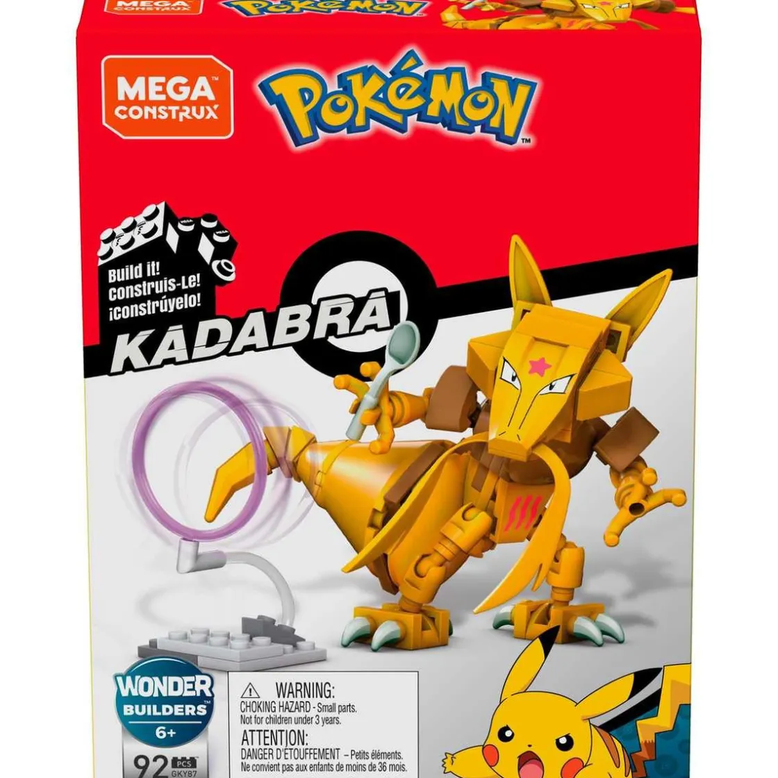 MATTEL - Pokemon - Construcción Mega Pokemon: Set de adaptadores y figuras (Varios modelos) ㅤ* Juguetes De Construcción
