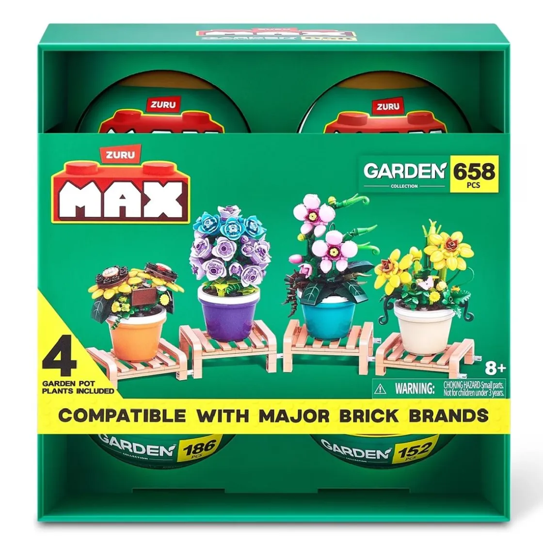 TOYS "R" US MAX - Pack 4 Cápsulas Garden