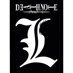 ABYSSE CORP Maxi póster Death Note L símbolo 61 x 91.5 cm ㅤ* Friki Zone|Merchandising