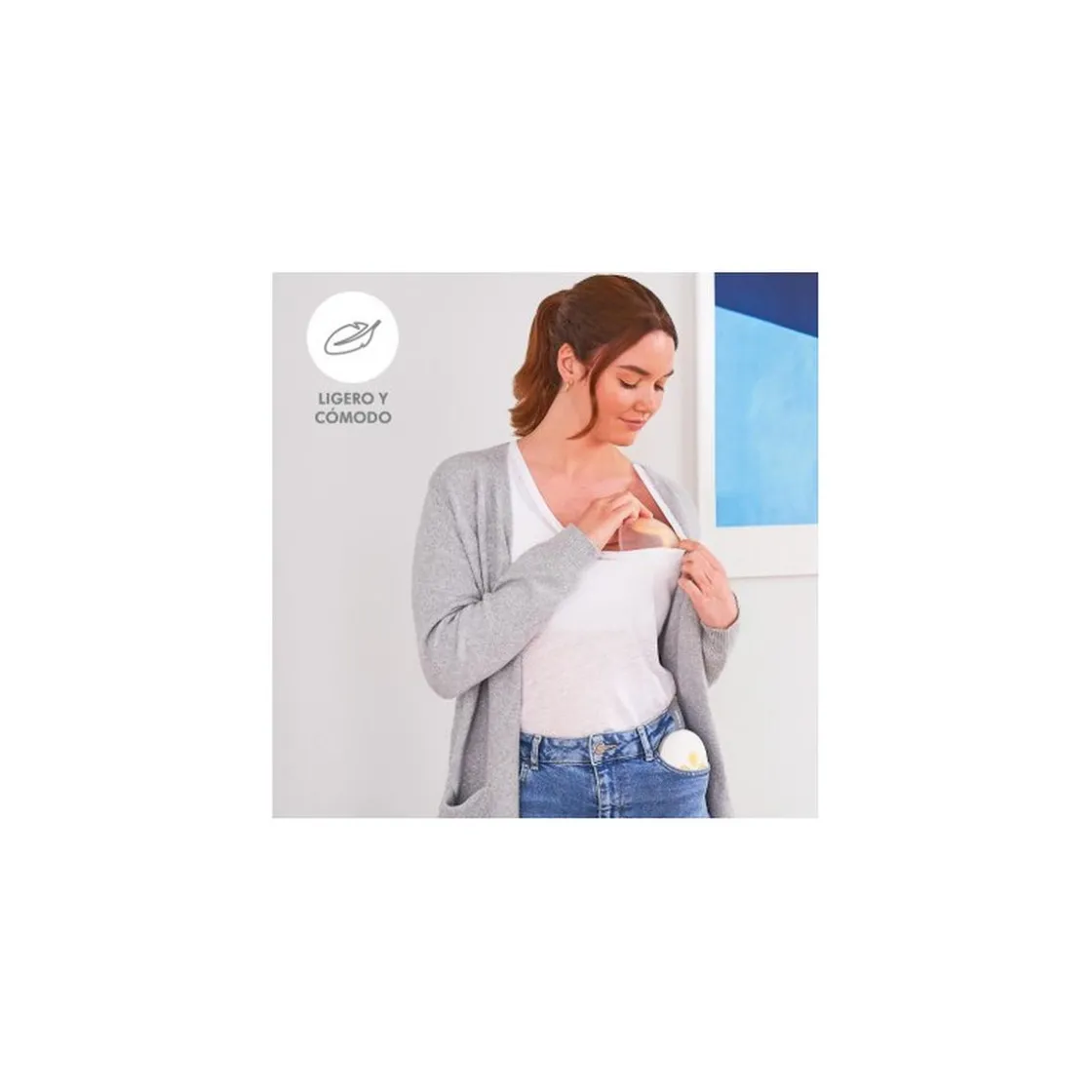 MEDELA - Sacaleches Eléctrico Solo Hands-Free* Lactancia Natural·Extractores De Leche