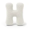 MEOWBABY - Almohada Infantil con Forma de Letra “H” Color Blanco Roto “Bearly H”* Descanso·Colchones Y Almohadas