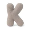 MEOWBABY - Almohada Infantil con Forma de Letra “K” Color Gris Claro “Bearly K”* Descanso·Colchones Y Almohadas