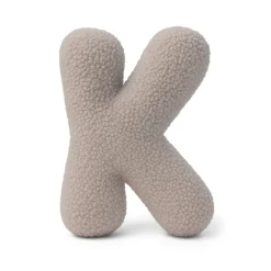 MEOWBABY - Almohada Infantil con Forma de Letra “K” Color Gris Claro “Bearly K”* Descanso·Colchones Y Almohadas