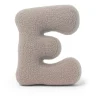 MEOWBABY - Almohada Infantil con Forma de Letra “E” Color Gris Claro “Bearly E”* Descanso·Colchones Y Almohadas
