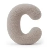 MEOWBABY - Almohada Infantil con Forma de Letra “C” Color Gris Claro “Bearly C”* Descanso·Colchones Y Almohadas
