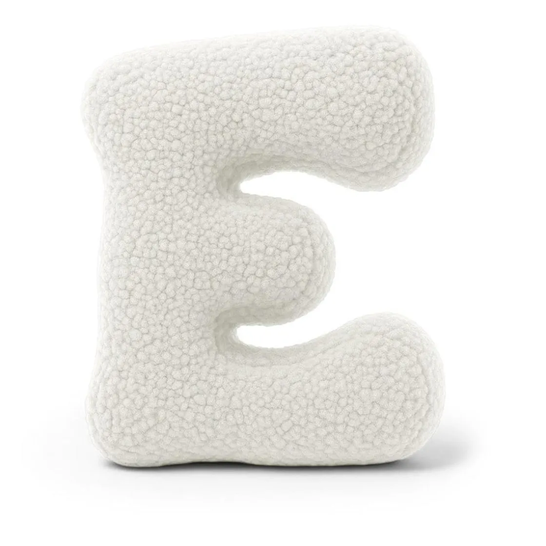 MEOWBABY - Almohada Infantil con Forma de Letra “E” Color Blanco Roto “Bearly E”* Descanso·Colchones Y Almohadas