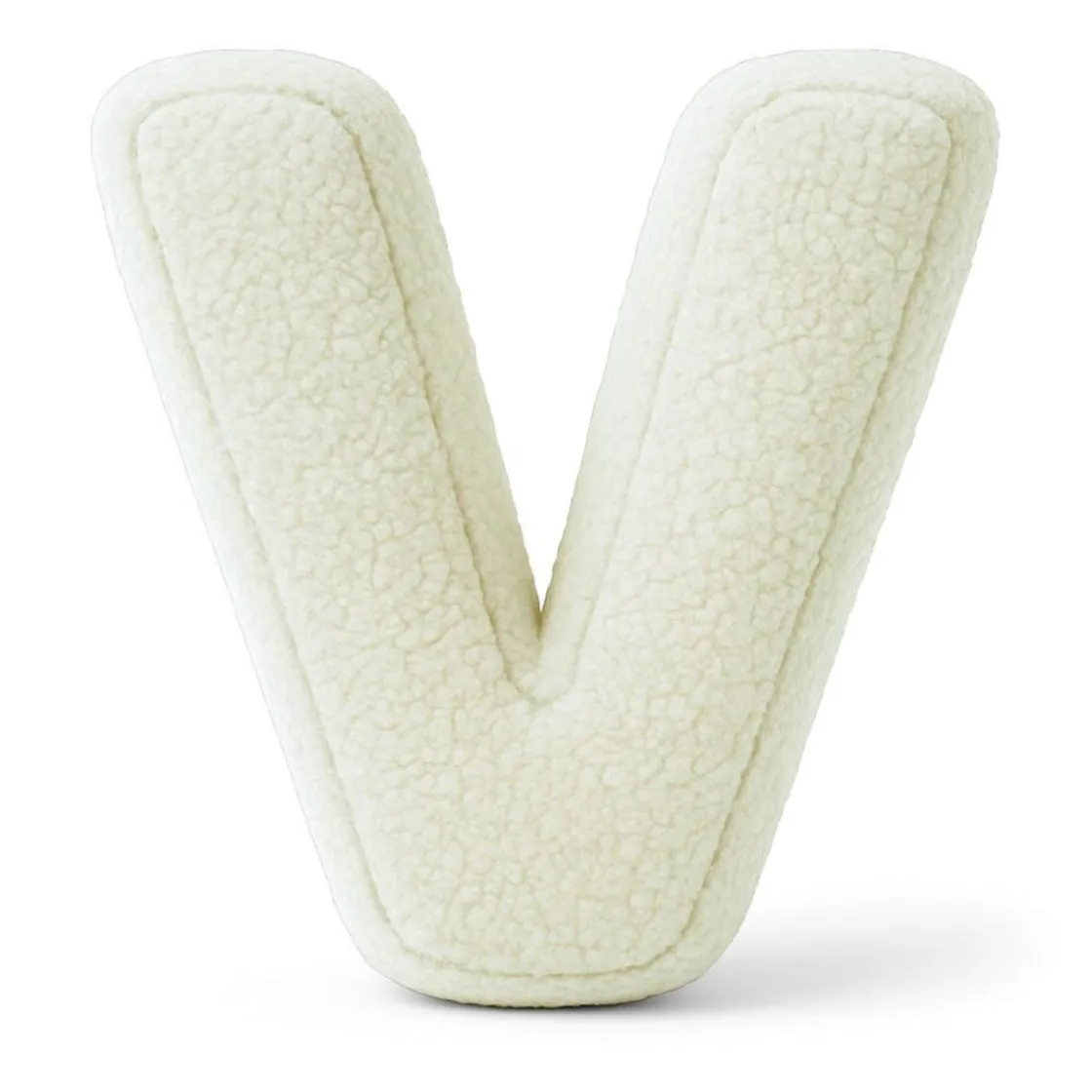 MEOWBABY - Almohada Infantil con Forma de Letra “V” Color Crema “Bearly V”* Descanso·Colchones Y Almohadas