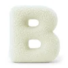 MEOWBABY - Almohada Infantil con Forma de Letra “B” Color Crema “Bearly B”