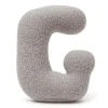 MEOWBABY - Almohada Infantil con Forma de Letra “G” Color Gris Claro “Bearly G”* Descanso·Colchones Y Almohadas