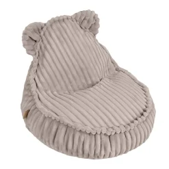MEOWBABY - Churros Sako Bag Teddy – Puf infantil en beige* Entretenimiento·Hamacas Y Columpios|Estilo De Vida