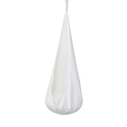 MEOWBABY - Columpio Infantil Tipo Capullo Bouclé Color Blanco “Baby Cocoon Swing Bouclé”
