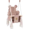 MEOWBABY - Columpio Interior “Bear Swing” para bebés Rosa