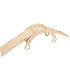 MEOWBABY - Mecedora Infantil de Madera Natural con Tobogán y Escalera “Medium Dream Rocker Classic”* Entretenimiento·Hamacas Y Columpios