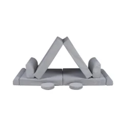 MEOWBABY - Sofá de pana Premium infantil gris