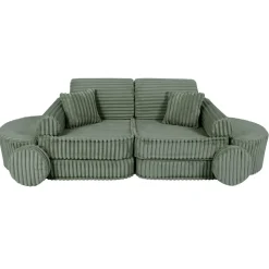 MEOWBABY - Sofá Infantil Churros Pocket Max Color Verde Olive Sage* Entretenimiento·Hamacas Y Columpios|Estilo De Vida