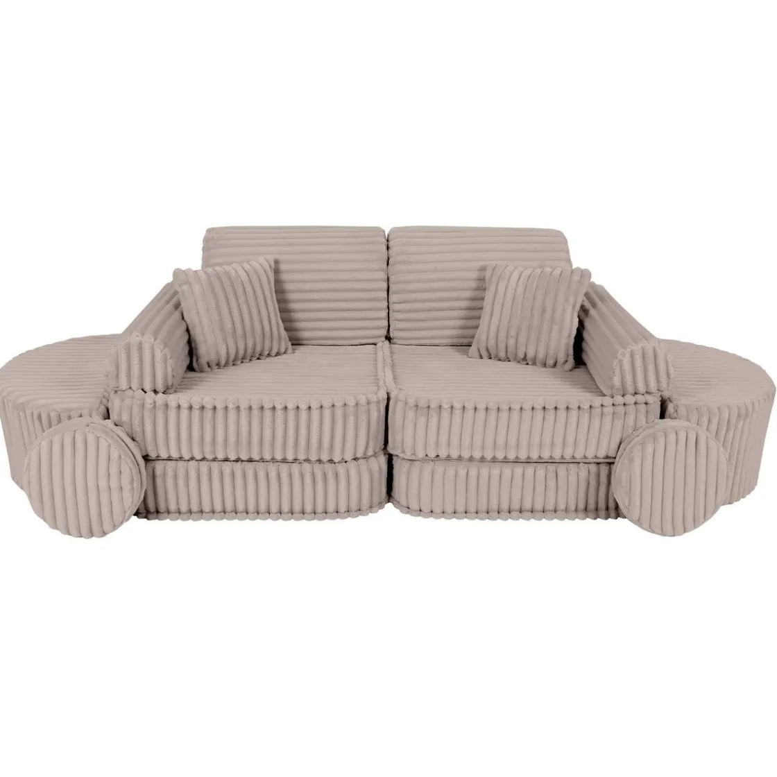 MEOWBABY - Sofá Infantil Churros Pocket Max Color Beige Pebble