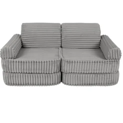 MEOWBABY - Sofá Infantil Churros Pocket Plus Color Gris Moon Dust* Entretenimiento·Hamacas Y Columpios|Estilo De Vida